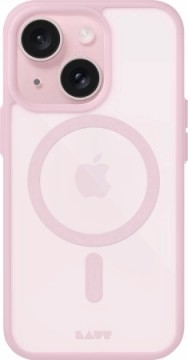 LAUT Huex Protect case with MagSafe for iPhone 14 Plus | 15 Plus - pink