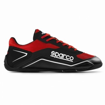 Racing Ankle Boots Sparco S-POLE Black Red 39