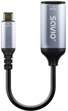 Adapteris Savio USB Type-C Male - HDMI Female 4K