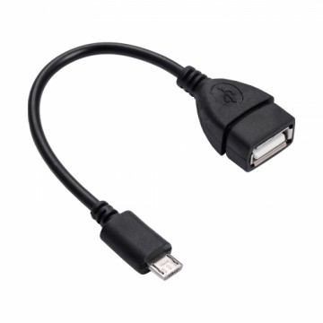 Adapter with cable Akyga AK-AD-09 micro USB B (m) | USB A (f) OTG 15cm