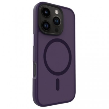 Evelatus Premium Apple iPhone 16 Pro Max Hybrid Back Case With Magsafe & Camera shield Purple