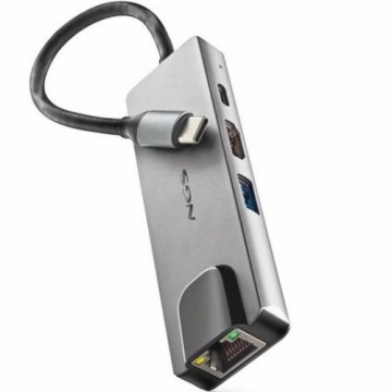 USB-разветвитель NGS WonderDock Supra Серый