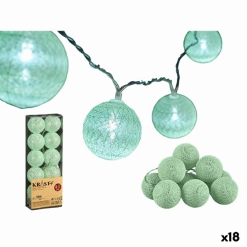 Wreath of LED Balls Mint Ø 6 cm 2 m (18 Units)