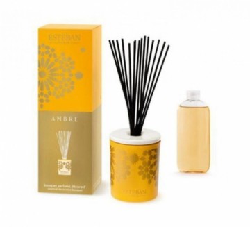 AMBRE DECORATIVE TELPU AROMATIZATORA KOMPLEKTS 100ML, 16 KOCIŅI, ESTEBAN