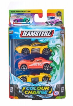 TEAMSTERZ Krāsu mainošo automašīnu 3-paka, 7,5 cm