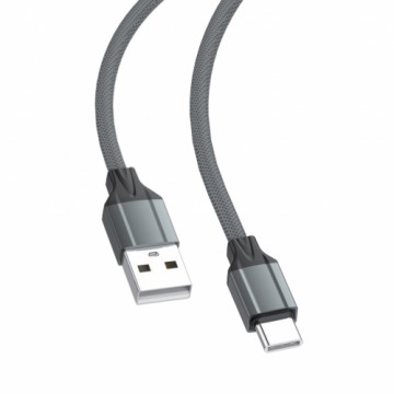 D-Fruit кабель USB-A - USB-C 2 м, серый (DF120)