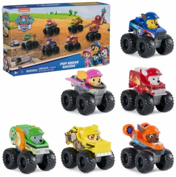 PAW PATROL vehicle set Pup Squad Racer Rescue Wheels Giftpack, 6071032