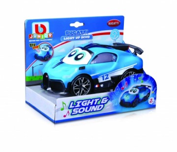 BB JUNIOR Car Divo Bugatti with lights and sounds, blue, 16-81208