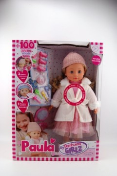 BAMBOLINA lithuanian talking doll Paula, BD1679ALT