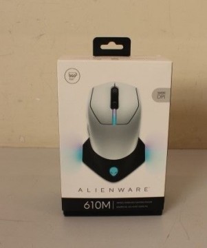 Dell   SALE OUT.  Mouse Alienware 610M Wired / Wireless Gaming Mouse - AW610M (Lunar Light), UNPACKED, USED, SCRATCHES ON BACK, BLUETOOTH CONNECTION IS MISSING |  | Alienware | AW610M | Wireless wired optical | Gaming Mouse | Lunar Light | UNPACKED, USED,