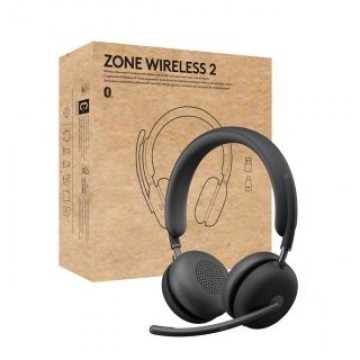 Logitech   LOGI HEADSET Zone Wireless 2 UC GRAPHITE