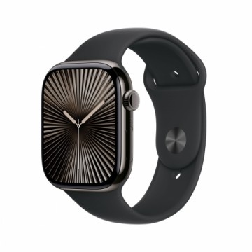 Apple Watch S10 Schiefer Titanium Sport Band Schwarz - M/L GPS + Cellular 46mm MWYE3QF/A 2024