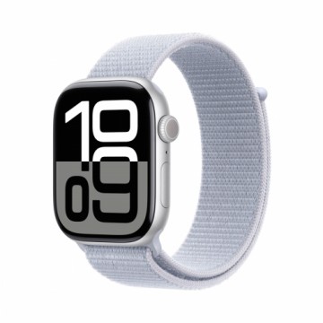 Apple Watch S10 Silber Aluminium Sport Loop Blaue Wolke GPS + Cellular 46mm MWY23QF/A 2024