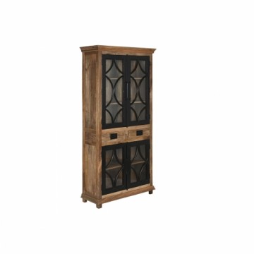 Display Stand Home ESPRIT Black Natural Iron Mango wood 100 X 40 X 200 cm