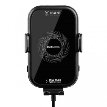 OBAL:ME GravCharger Wireless Charging Car Holder 15W Black