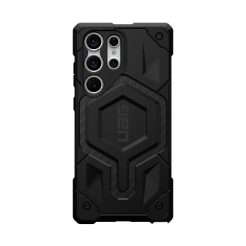 UAG Monarch Pro case for Samsung Galaxy S23 Ultra 5G with magnetic module - black carbon