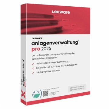 Lexware anlagenverwaltung pro 2025 Jahresversion (365-Tage)