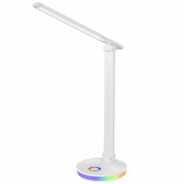 Galda lampa LED 5W ar USB vadu un adapteri, balta BESK