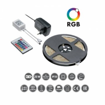 Lente LED RGB 60LED/m 5m ar pulti