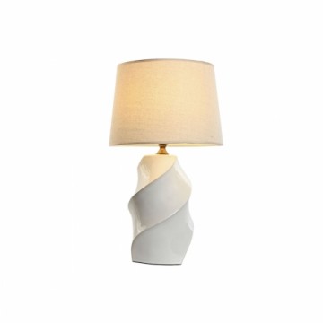 Galda lampa Home ESPRIT Balts Porcelāns 50 W 220 V 36 x 36 x 61 cm 35 x 35 x 60 cm