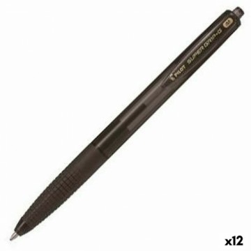 Pen Pilot Supergrip G Black 0,4 mm 1 mm (12 Units)