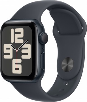 Apple Watch SE 2 GPS 40mm Sport Band M/L, midnight (MXE93ET/A)