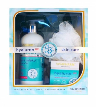 Vivaco Hyaluron Acid Care SET SG 200ml + Face Cream 100ml + BL 200ml