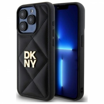 DKNY DKHCP15XPQDSLK iPhone 15 Pro Max     6.7" czarny|black Quilted Stack Logo