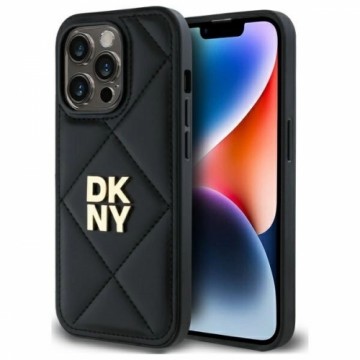 DKNY DKHCP14XPQDSLK iPhone 14 Pro Max     6.7" czarny|black Quilted Stack Logo