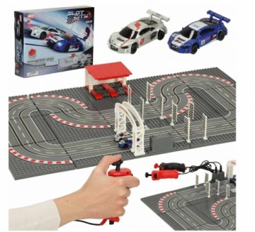 RoGer Police car racing track 64x38cm