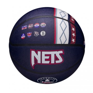 WILSON basketbola bumba NBA Team City Collector Bruklinas Nets