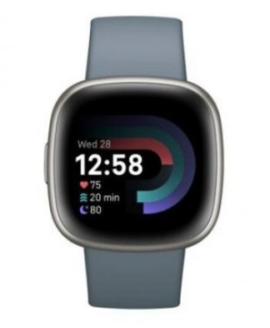 Fitbit   Versa 4 Smart watch NFC , GPS Platinum