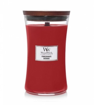 WoodWick Pomegranate scented candle with wooden wick 609,5 g