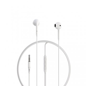 Devia wired earphones Kintone A3 jack 3,5mm white