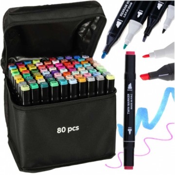 RoGer Double-sided alcohol markers 80pcs.