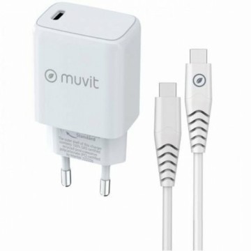 Сетевое зарядное устройство Muvit MCPAK0044 20 W Белый