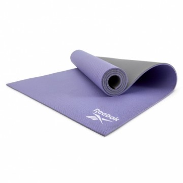 Yoga mat REEBOK RAYG-11060PLGR double sided purple/grey