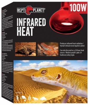 Лампа для террариума : Repti Planet Bulb Infrared HEAT 100W