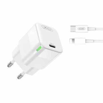 Wall charger XO CE06, 30W, USB-C, with cable Lightning