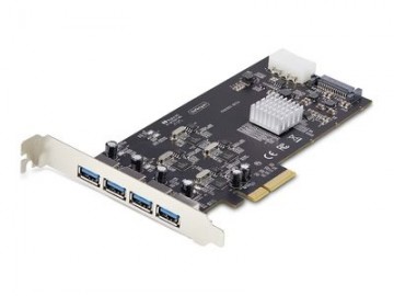 StarTech.com 4-Port USB-A PCIe Card, USB 3.2 5Gbps, 4x USB Controllers - USB adapter - PCIe 2.0 x4 - USB 3.2 Gen 1 x 4