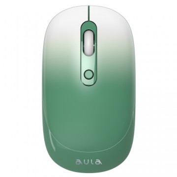 Aula AM207 2.4G Wireless Mouse with 4 buttons 800-1900dpi Green