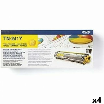 Original Toner Brother HL3140CW/HL3150CDW Yellow (4 Units)