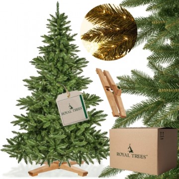 Springos CT0195 Mākslīgā Ziemassvētku eglīte 220 cm Premium Royal Trees, dabīgā egle, kā dzīvē