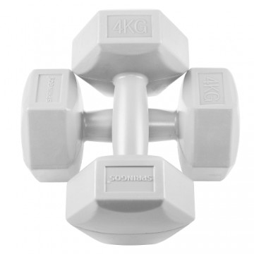 Hex dumbbells Springos FA1035 2 x 4 kg