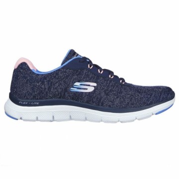 Женские спортивные кроссовки Skechers Flex Appeal 4.0 Тёмно Синий