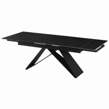 Обеденный стол Home ESPRIT Чёрный Металл Керамика 160 x 90 x 75 cm