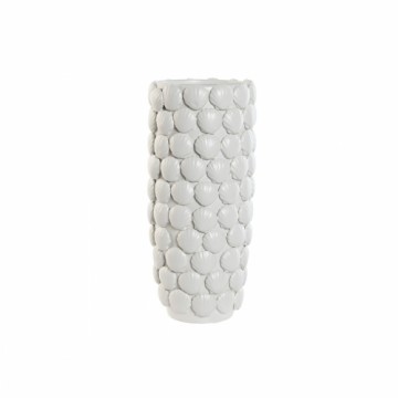 Vase Home ESPRIT White Stoneware Mediterranean 15,5 X 15,5 X 33,5 cm