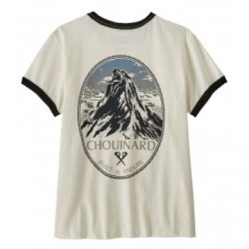 Patagonia krekls CHOUINARD Crest Ringer Responsibili-Tee W S Birch White