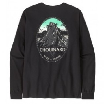 Patagonia krekls CHOUINARD Crest Ringer Responsibili-Tee LS M XL Black