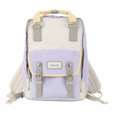 Himawari 194L 14'' laptop backpack (purple and sand)